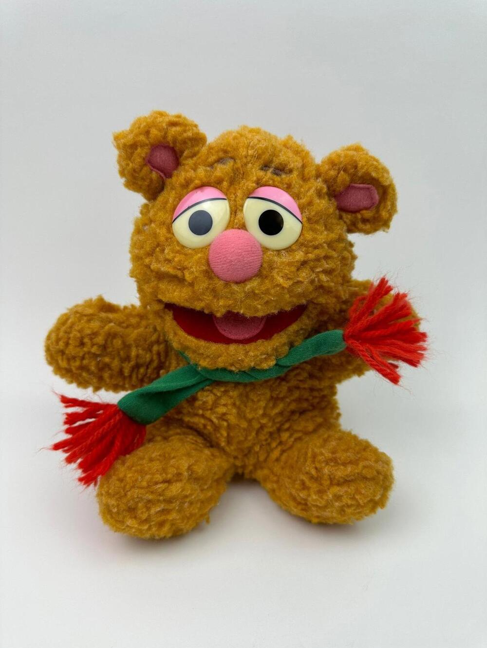 Vintage “Baby Fozzie” Plush 1987 from the Muppets, Vintage Collectible (9 inch)